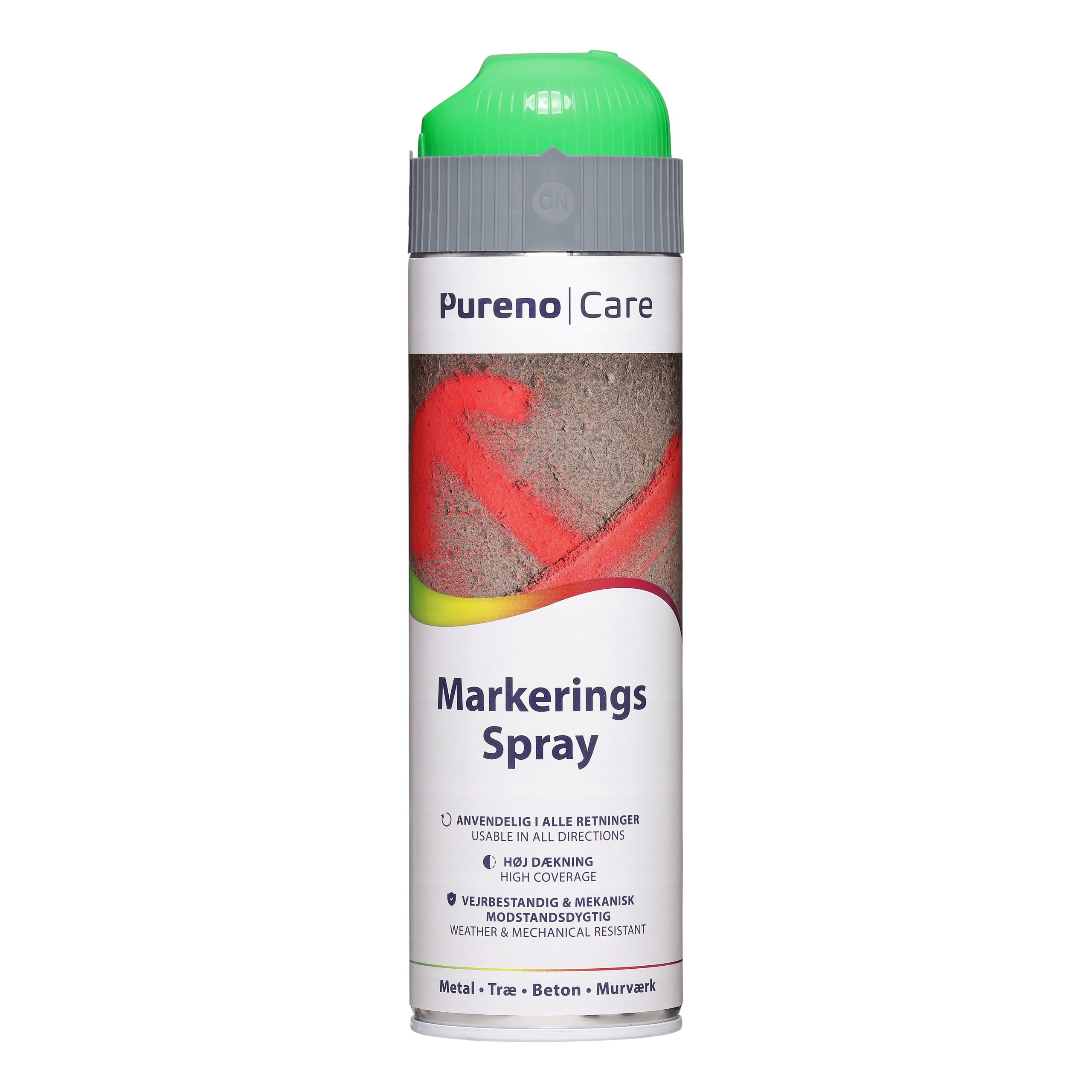 Markerings Spray Fluorescerende Grøn